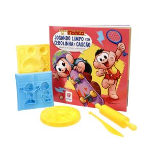 Livro Jogando Limpo com Cebolinha e Cascão com Massa - Estrela