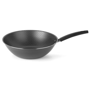 Frigideira Multiflon Essencial Wok Oriental Antiaderente de Alumínio com Cabo - 28cm
