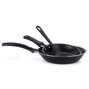 Jogo de Frigideiras Multiflon Essencial com 3 Peças Antiaderente de Alumínio - 18/22cm