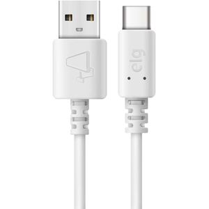 Cabo Reversível USB 1 Metro Recarga e Sincronização TCUSB ELG -Branco