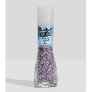 Esmalte Dailus Babado e Gliteria Peguei em Off - 8ml