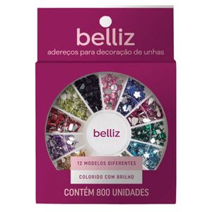 Adereços para Decoração de Unhas Belliz - 80UN