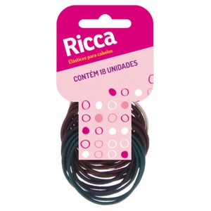 Elástico para Cabelo Ricca 2mm - 18UN