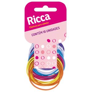 Elástico para Cabelo Ricca Colors 2mm - 18UN