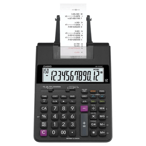 Calculadora com Impressão 12 Dígitos HR-100RC Preto - Casio