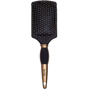 Escova de Cabelo Belliz Black e Gold Racket