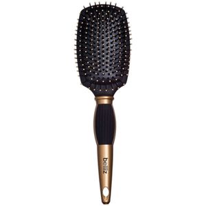 Escova de Cabelo Belliz Black e Gold Racket - Média
