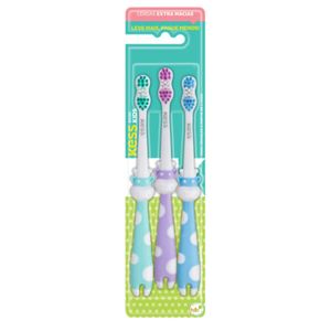 Conjunto de Escova Dental Kess Infantil Basic Pets - 3UN