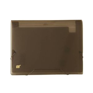 Pasta Sanfonada 12 Divisões A4 Transparente Fumê - YES