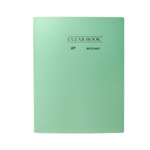 Pasta Catálogo 20 Folhas A4 Clear Book Pastel Verde - YES