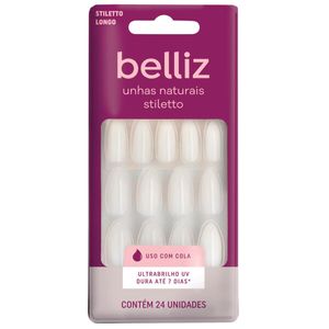 Unhas Naturais Belliz Stiletto - Stiletto Longo