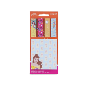Bloco Adesivo Maxprint Kit Be Bright Be Bold Bela 76mm x 90mm 1 Bloco + 4 Marcadores 15mm x 55mm 150 Folhas
