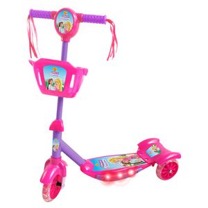 Patinete Dm Toys com Cesta Sonho de Princesa - DMR5621