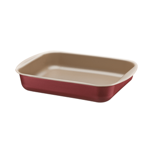 Assadeira Funda Tramontina Brasil em Alumínio com Revestimento Interno e Externo Antiaderente Starflon Max Vermelha - 28 cm 3,3 Litros
