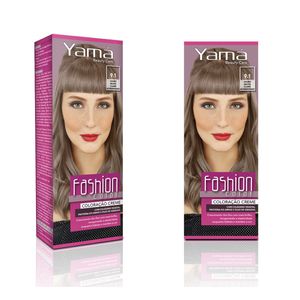 Coloraçao Yamá Fashion Color Beauty Care 9.1 Louro Muito Claro Acinzentado - 60g