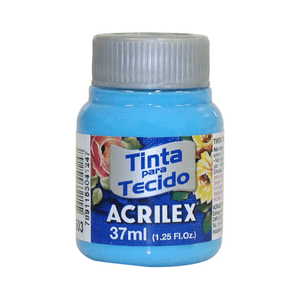 Tinta Acrilex para Tecido Azul Celeste - 37ml