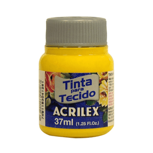 Tinta Acrilex para Tecido Amarelo Ouro - 37ml