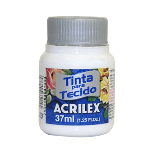 Tinta Acrilex para Tecido Fosca Branco - 37ml