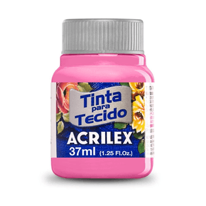 Tinta Acrilex para Tecido Fosca Rosa - 37ml