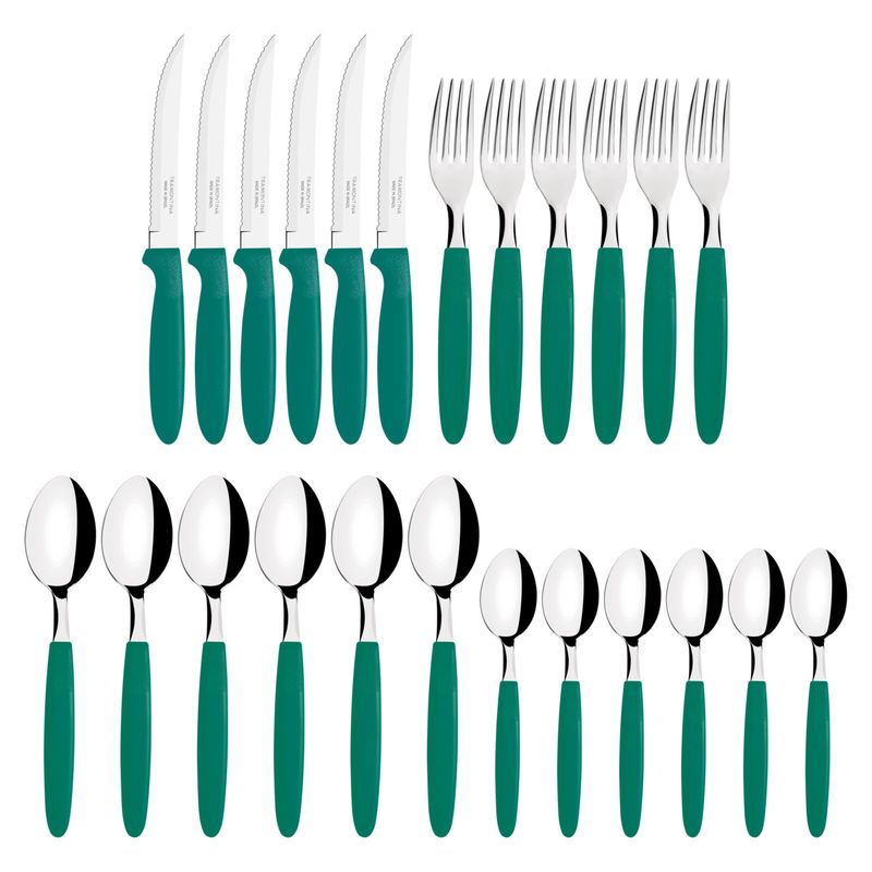 faqueiro-tramontina-ipanema-em-aco-inox-cabos-de-polipropileno-verde-esmeralda-e-pote-plastico-24-pecas-3