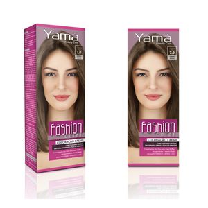 Coloração Yamá Fashion Color Beauty Care 7.0 Louro Médio - 60g