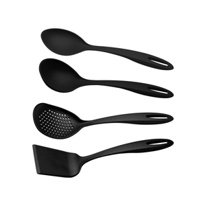 Jogo de Utensílios Tramontina Ability em Nylon Preto - 4 Peças