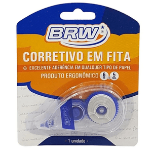 Corretivo em Fita BRW - 6x5mm