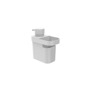 Dispenser de Detergente e  Organizador Trium 650ml Branco Fechado - OU