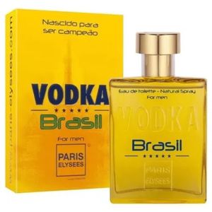 Perfume Vodka Brasil Amarelo Paris Elysees EDT Masculino - 100ml