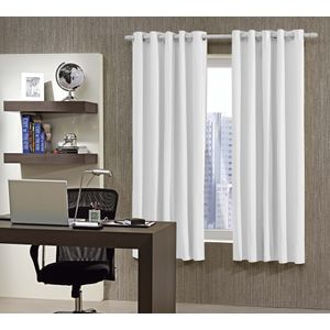 Cortina Corta Luz Ilhós Bella Janela Branco 130mx170m
