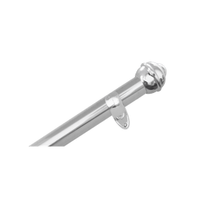 Kit Pratiko Pro  19mm 3m Aço Galvanizado com 3 Suportes- Bella Arte