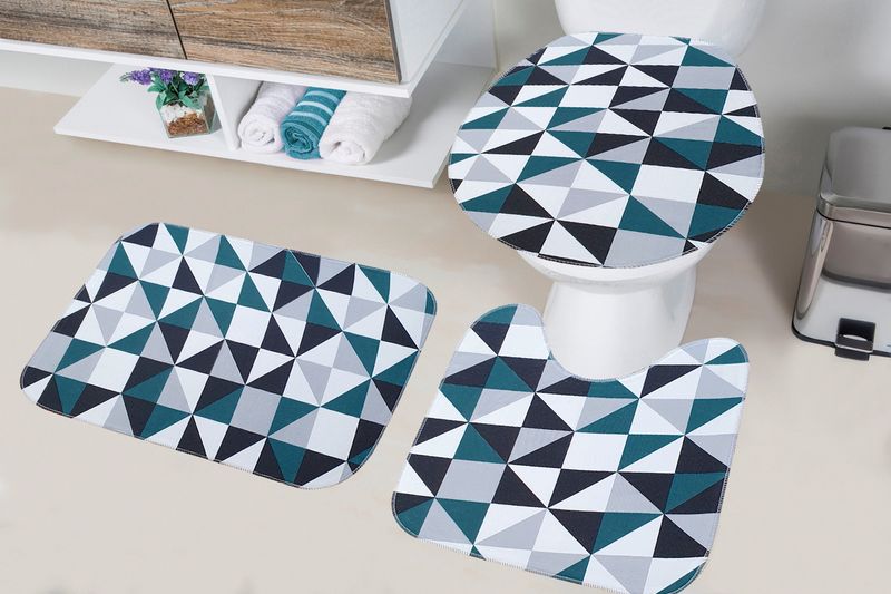 Jg-Banheiro-Tecil-pop-3-pcs-Geometrico-Verde
