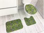 JG-BANHEIRO-SILVER-3PCS-FOLHAGENS-VERDE