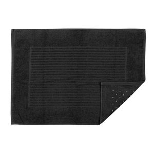 Toalha de Piso Basic Preto 50 cm x 70 cm Atlântica