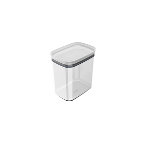 Organizador Hermético Ou Retangular Branco Fechado - 1,5 Litros