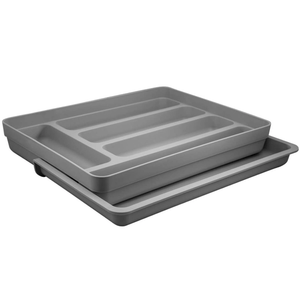 Organizador de Talheres com Extensor Logic Chumbo Fechado - OU