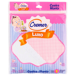 Cueiro Cremer 100% Algodão Rosa