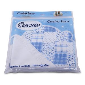 Cueiro Cremer 100% Algodão Azul