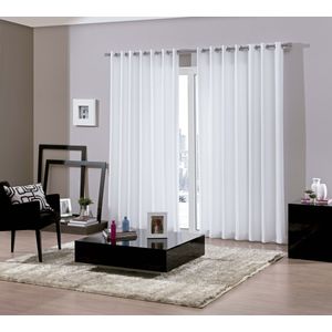 Cortina Pratika Bella Janela Bellini Branco 4.20m x 2.50m