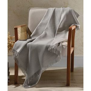 Manta de Algodão Döhler Marrocos 150cm x 210cm - Cinza