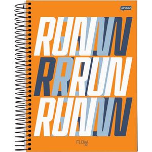 Caderno Espiral Universitário Jandaia Flow Capa Dura - 240 Folhas