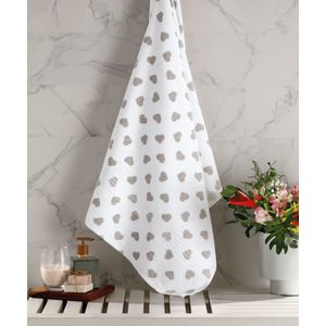 Toalha de Banho Döhler Felpudo Prisma Estampado Formosa 70cm x 140cm - Cinza