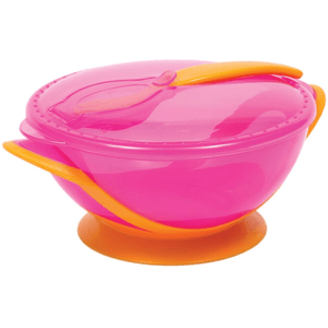 Kit Refeição vasilha e Colher Buba Infantil Rosa