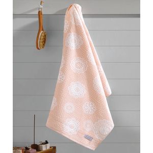 Toalha de Banho Döhler Jacquard Velour Pérola Estampado Celine A 70cm x 140cm