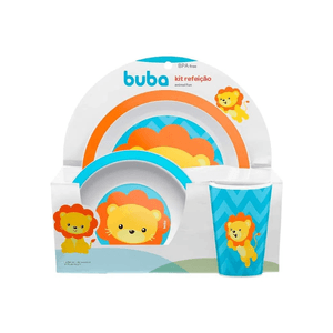 Kit Refeição Infantil  Buba Leão