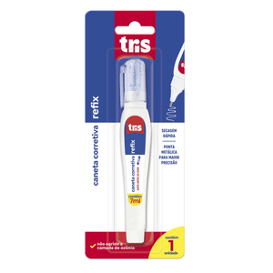 Caneta Corretivo Tris Refix Ponta em Metal - 7ml