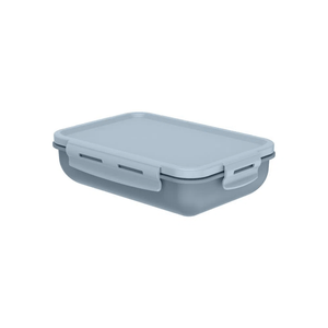 Marmita Hermética Retangular Bicolor Azul Glacial - OU
