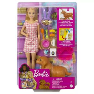 Boneca Barbie Mattel Cachorrinhos Recém Nascidos