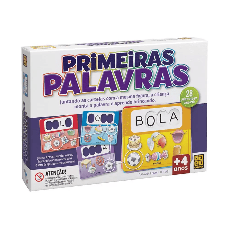 Jogo Primeiras Palavras - Loja Grow