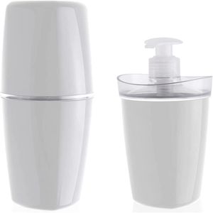 Conjunto de Banheiro Tule Branco Fechado - OU